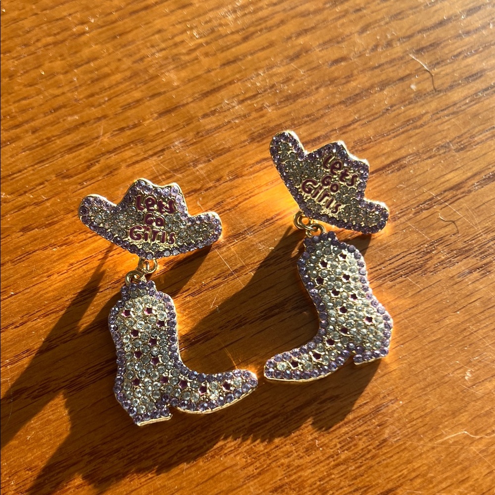 Cowgirl Boot and Hat Earrings